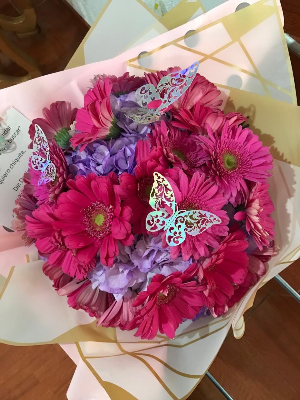 Bouquet fucsia
